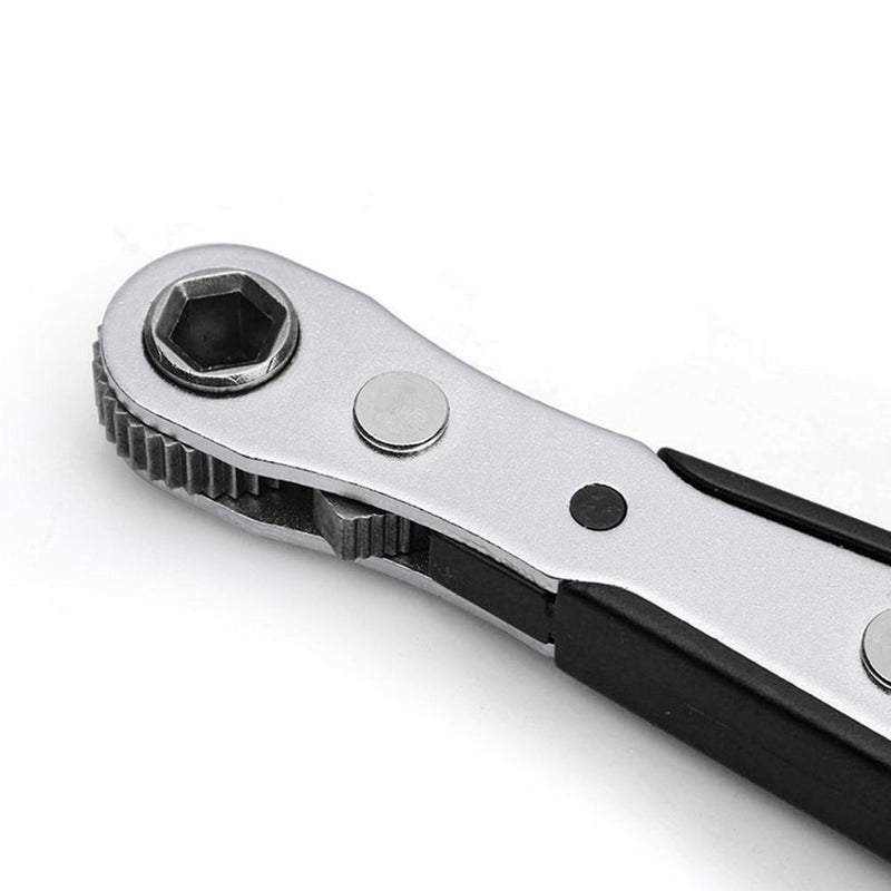 Adjustable Mini Ratchet Socket Wrench Repair Tool for Car Vehicle Household