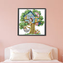 2 Strands 27x27cm Partial Embroidery Cross Stitch Stamped Art Craft Home Decor