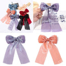 Ribbon Elastic Hairclips Shimmer Hair Scrunchies Tiara Knot Hair Barrettes