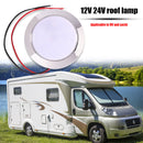 Waterproof 12V Auto 24 SMT LED Dome Reading Lamp RV Car Interior Ceiling Lights