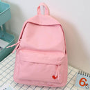 Cute Heart Women Backpack Teen Girl Travel Shoulder Schoolbag Rucksack/Pink