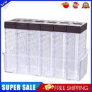6pcs Kitchen Seasoning Box Transparent Salt Pepper Spice Storage Bottle (B)