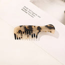 Acetate Hair Clip Comb Shape Hairpin Frosted Hair Edge Clip Duckbill Clip