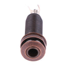 1pc Bronze Copper End Pin Output Jack For Acoustic Electric Guitar Bass