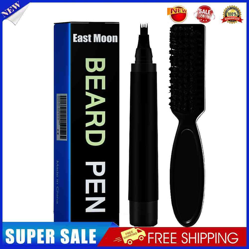 #A Beard Filler Pencil Brush Kit Beard Enhancer Moustache Coloring Shaping Too