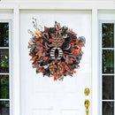 Halloween Decoration Wreath Pumpkin BOO Front Door Halloween Party Hanging.