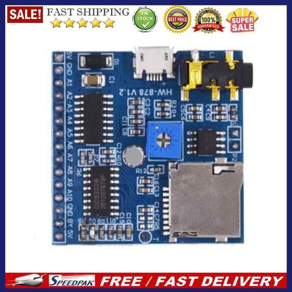 Voice Playback Module with Indicator MP3 Prompt Module Voice Broadcast Devi