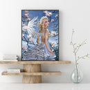Cartoon Girl 5D DIY Full Round Drill Diamond Painting Rhinestone Canvas Handw