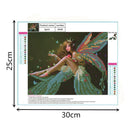 Fairy DIY Round Diamond Painting Embroidery Needlework Cross Stitch Craft  Newly