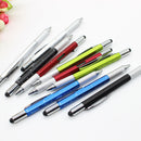 Multi-functional Level Ballpoint Pen Handy Tech Screwdriver Random (Black)