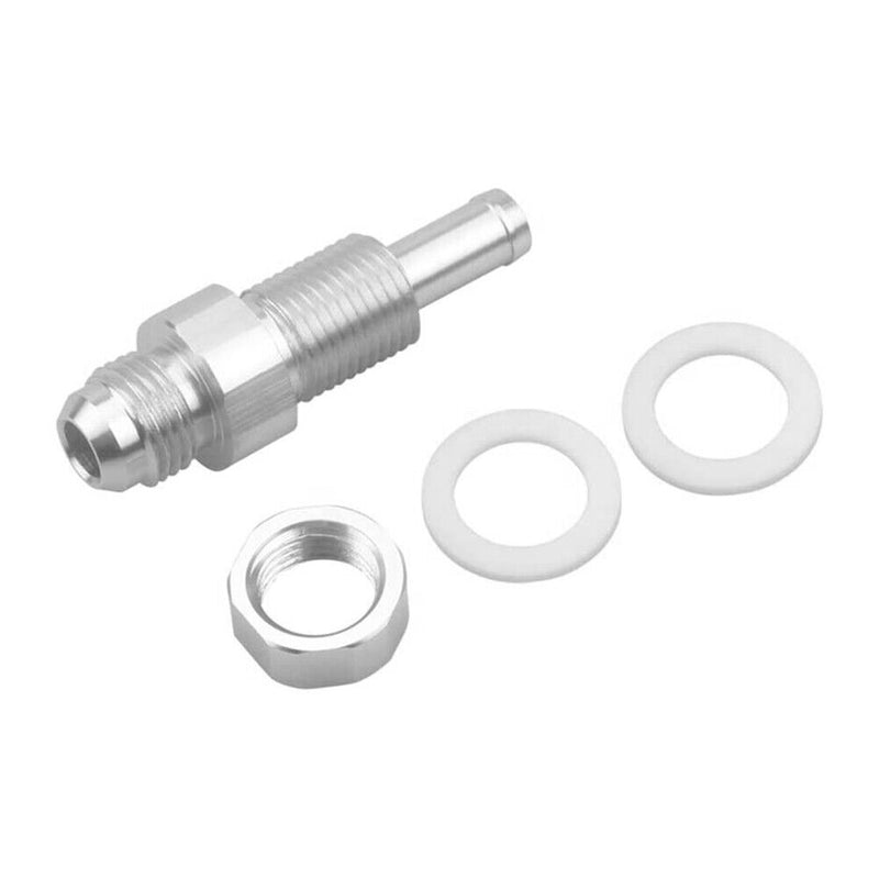 Male Flare Bulkhead to AN8 - 3/8 Hose Barb Fitting Car Fuel Tank Connector