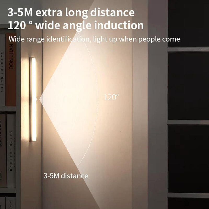Ultra-thin LED Light Cabinet Lighting PIR Motion Sensor led USB Kitchen Light.