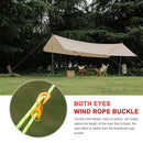 20pcs Outdoor Camping Tent Parachute Cord Rope Buckle Cord Buckle Fastener Kit