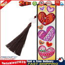 Leather DIY Special Shaped Diamond Painting Love Heart Tassel Bookmark Newly