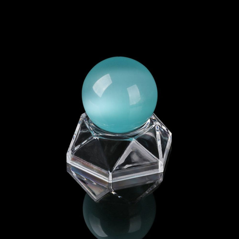 Display Stand Quartz Sphere Holder Transparent Pedestal Crystal Ball Base