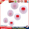 6pcs In Ear Earphone Silicone Earbuds Replace for KZ Headset (White+Red) Newly