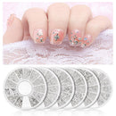 Rivet Mixed Size DIY Manicure Chain Beads Hollow Metal Moon Star Nail Studs