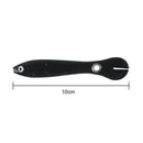 5pcs Artificial Soft Loach Fishing Lures + 5pcs Barbed Jig Hooks (Black) Newly