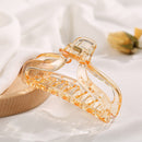 Fashion Women Ponytail Hair Clamp Transparent Hair Grips Ladies Hair Accessories