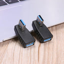 USB Extension Line Male to Female 90 Degree USB 3.0 Elbow Cable Adapter