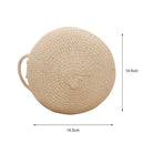 Korean Kids Girls Shoulder Bags Straw Round Lovely Summer Messenger Mini Handbag