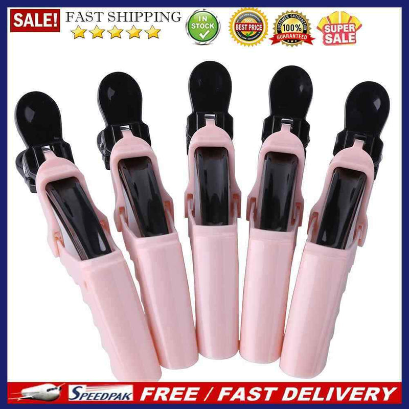 5pcs Professional Sectioning Clip Plastic Crocodile Hair Grip Hairdressing Cl