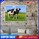 #A 5D DIY Diamond Painting Full Round Drill Cattle Rhinestone Art Crafts Home De