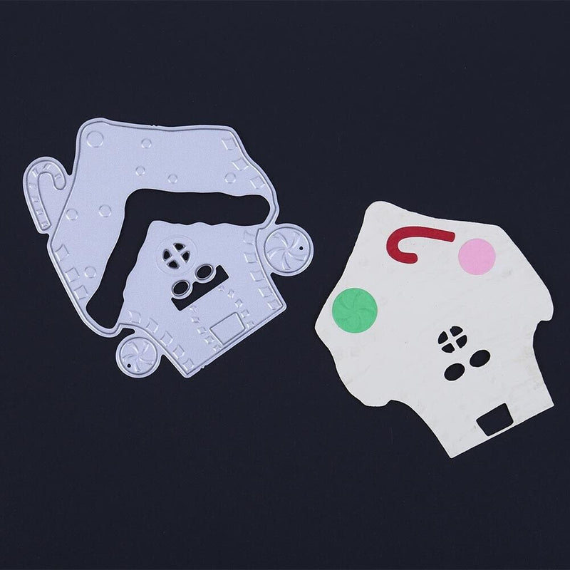 Snowvirtuos Christmas House Joint DIY Metal Scrapbook Embossing Craft Cutting