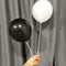 Long Balloon Sticks &Cups in Transparent Color Birthday Wedding Access DIY L7A9