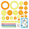 Creative Kaleidoscope Ruler Geometry Template Measuring Ruler for Student Kids