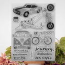 Car Letter Silicone Transparent Seals Clear Stamp for DIY Scrapbooking Card