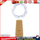 1pc 1m LED String Light Cork Button Copper Wire Fairy Lamp (Cold White) Newly
