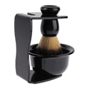 3 in 1 Shaving Soap Bowl+Shaving Brush+Shaving Stand Bristle Hair Shaver