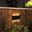 Outdoor LED Solar Light Waterproof Adjustable Wall Panel Light (Warm Light)