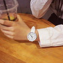 Japanese Women Quartz Wristwatches Silicone Strap Casual Watch Gift (White