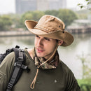 Hat Flap Cap Cotton Anti-UV Sun Cap Fisherman's Hat Hiking Cap Fishing Hat
