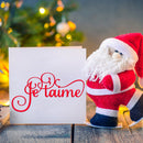 French Alphabet Cutting Dies for DIY Scrapbooking Card Make Stencil Xmas Gifts