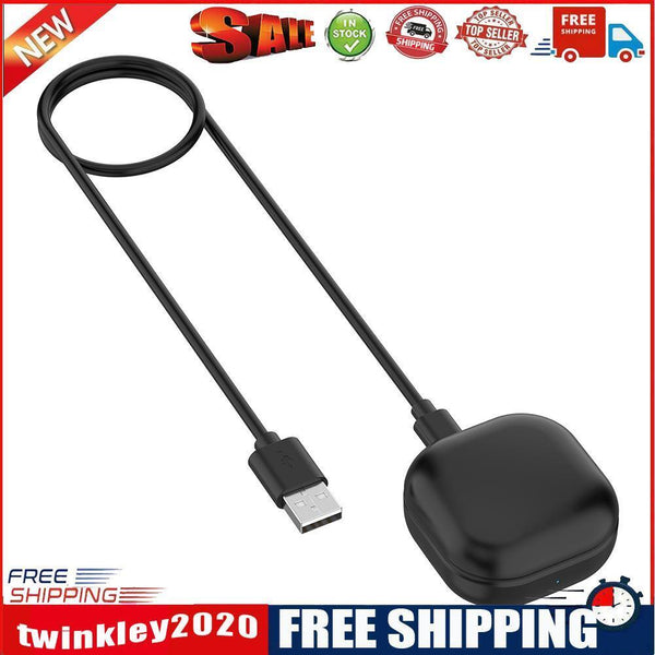 Earphone Charger Cable Charging Protective Box for Galaxy Buds Live (Black)