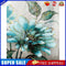 Blue Flowers Paint By Numbers Kit DIY Art Frameless Picture On Canvas (C)