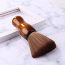 Wooden Hair Sweep Brush Neck Face Duster Soft Hair Cleaning Hairbrush (1) Newly