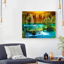 #A Paint By Numbers for Kids Beginner Waterfall DIY Acrylic Painting Kits on C