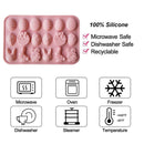 Easter Mold Bunny Eggs Silicone Baking Mould Pudding Tray Pastry Tools Newly