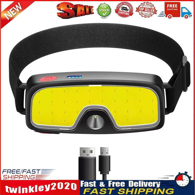 XPE COB LED Headlight Flashlight Waterproof Outdoor Camping Hiking Torch Newly