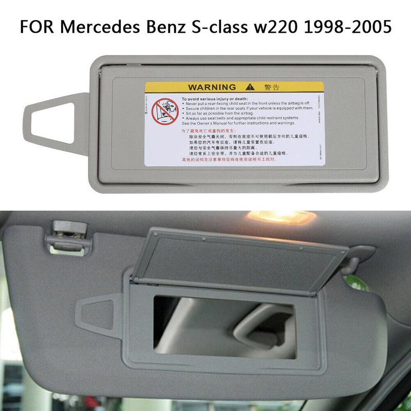 Sun Visor Shade Mirror Board for Benz S-Class W220 Indoor Car Replacement