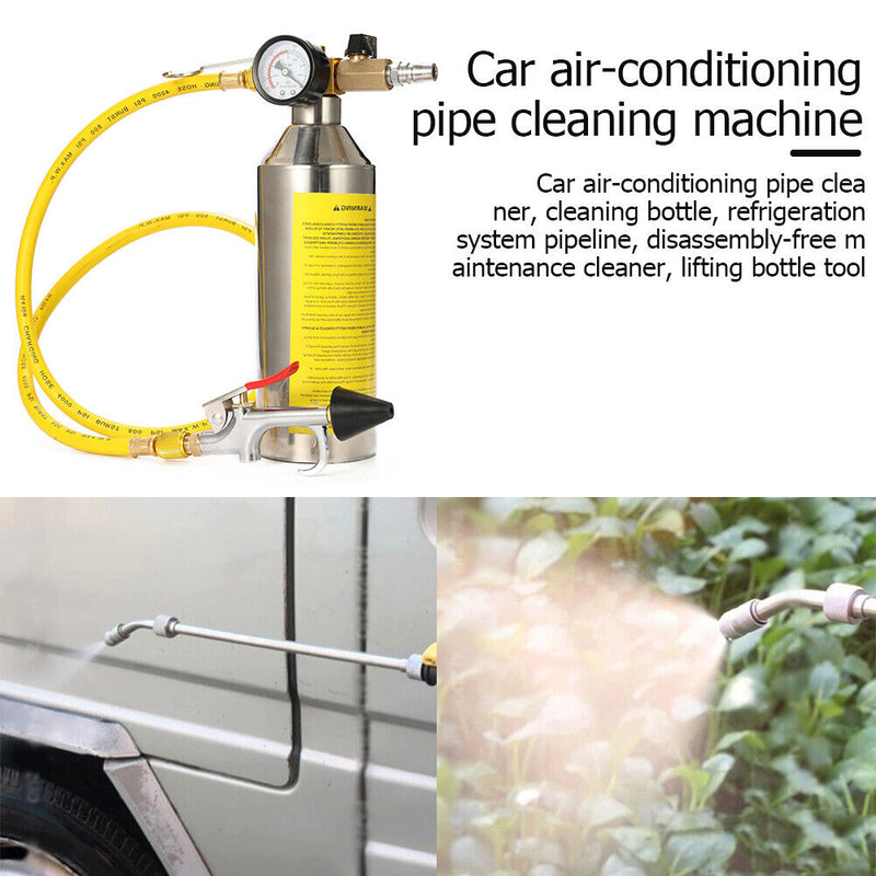 Car Air Conditioning Tube Cleaner Pipe Maintenance Auto Cleaning Bottle Kit