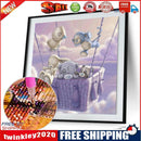 5D DIY Round Diamond Painting Cross Stitch Rhinestone Mosaic Home Decor