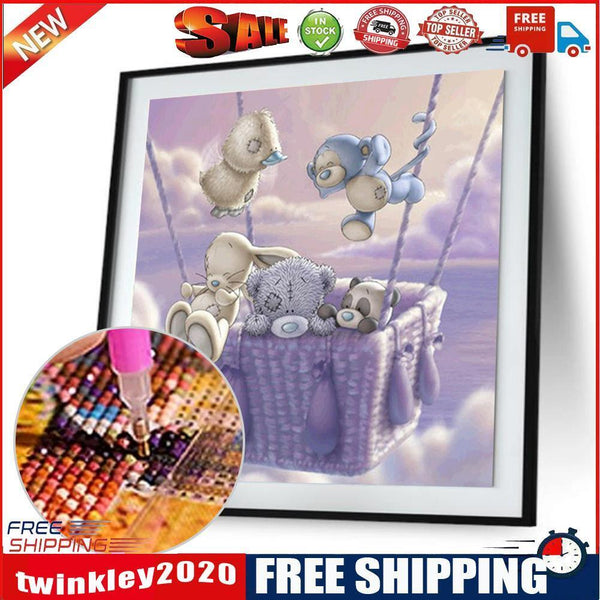 5D DIY Round Diamond Painting Cross Stitch Rhinestone Mosaic Home Decor