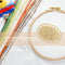 Wooden Carved Cross Stitch Thread Board Embroidery Thread Plate (Starfish)