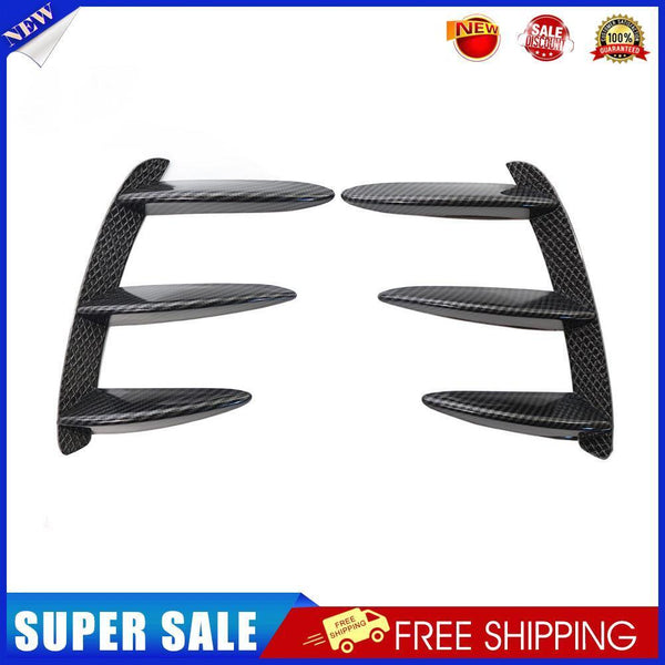 Rear Bumper Vent Canards for Mercedes W176 A200 A45 AMG (Carbon Fiber Look)