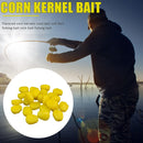 30x Soft PVC Corn Smell Float Carp Fishing Lures Artificial Bait (Yellow)